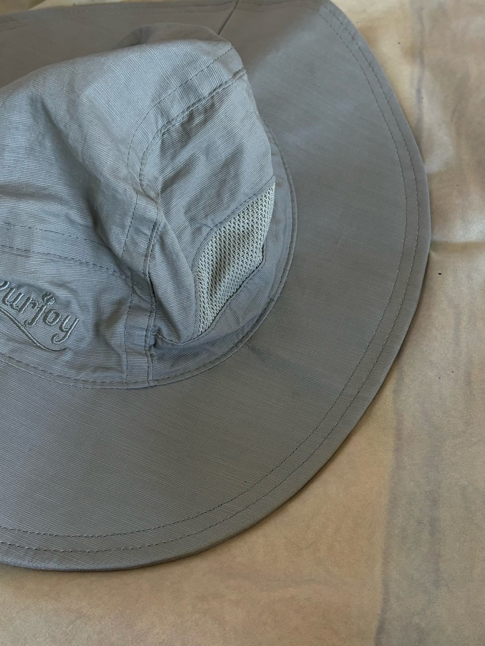 Unbranded Women's Wide Brim Sun Hat in Light Gray